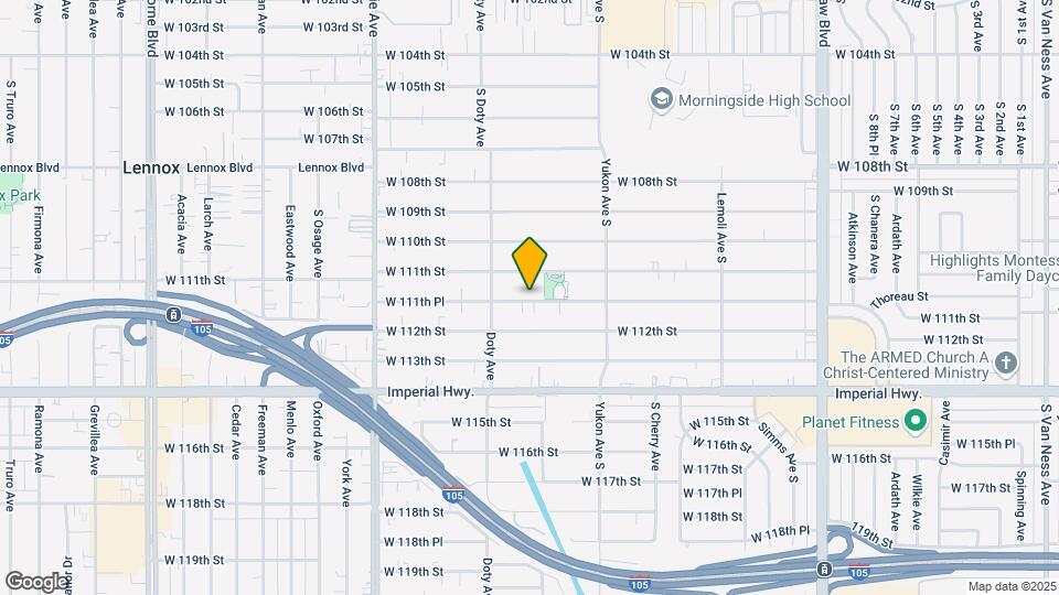 3715-3721 W 111th Pl Map and Location Details