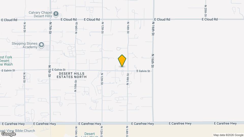 1332 E Galvin St Mapa y Detalles de la Ubicación