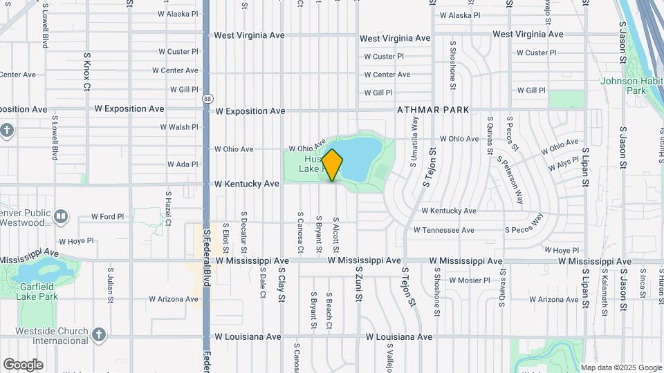 901 S Alcott St Map and Location Details