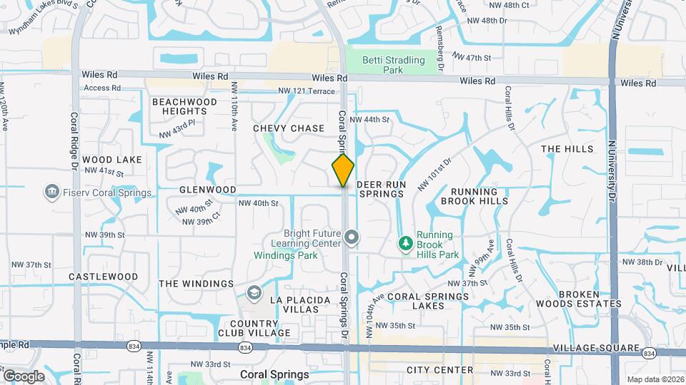 4084 Coral Springs Dr Map and Location Details