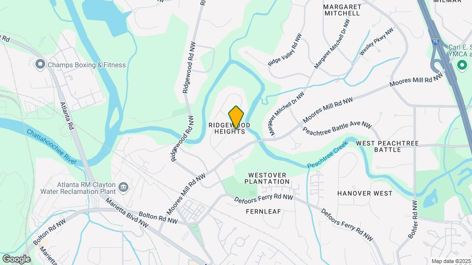 2870 Ridgemore Rd NW Map and Location Details