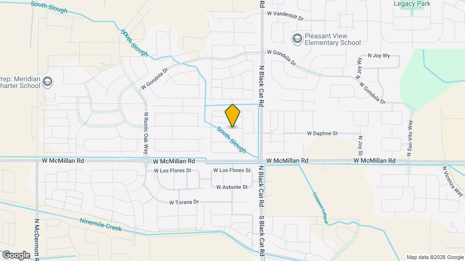 5017 W Milano St Map and Location Details