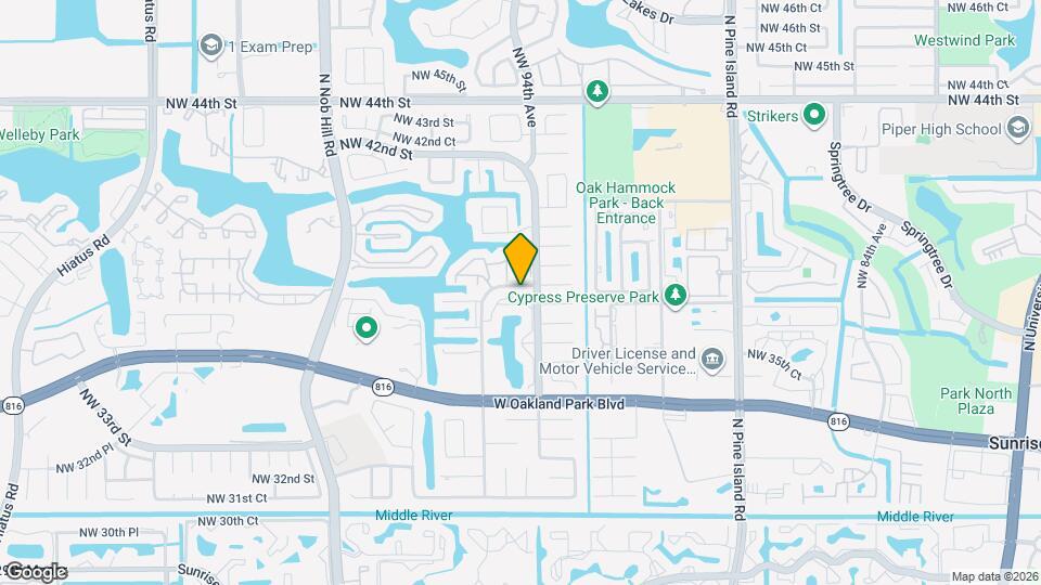 3665 NW 94th Ave, Unit 3J Mapa y Detalles de la Ubicación
