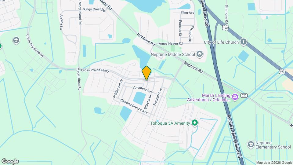 1708 Felicity Ln Mapa y Detalles de la Ubicación