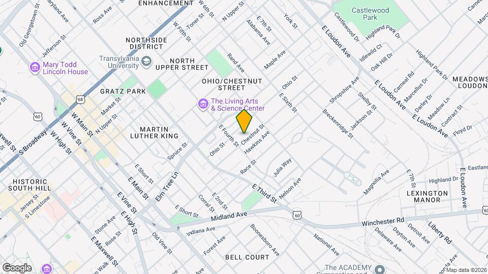 425 Chestnut St Map and Location Details