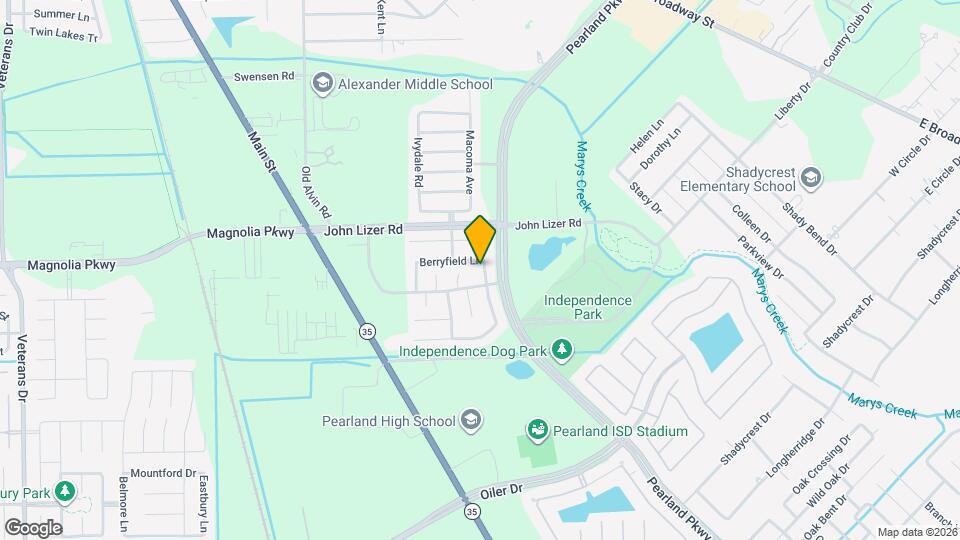 3404 Pheasant Ln Map and Location Details