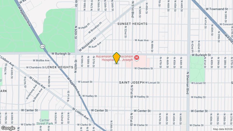 3013 N 53rd St Map and Location Details