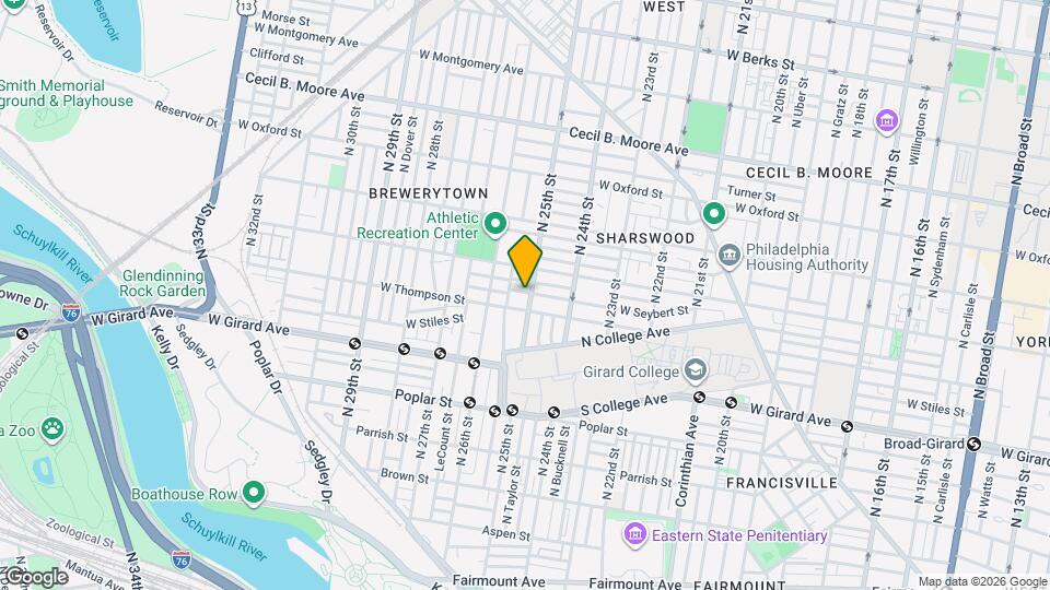 1318 N 25th St Mapa y Detalles de la Ubicación