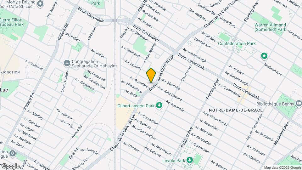 6775 De La Côte-Saint-Luc Ch Map and Location Details