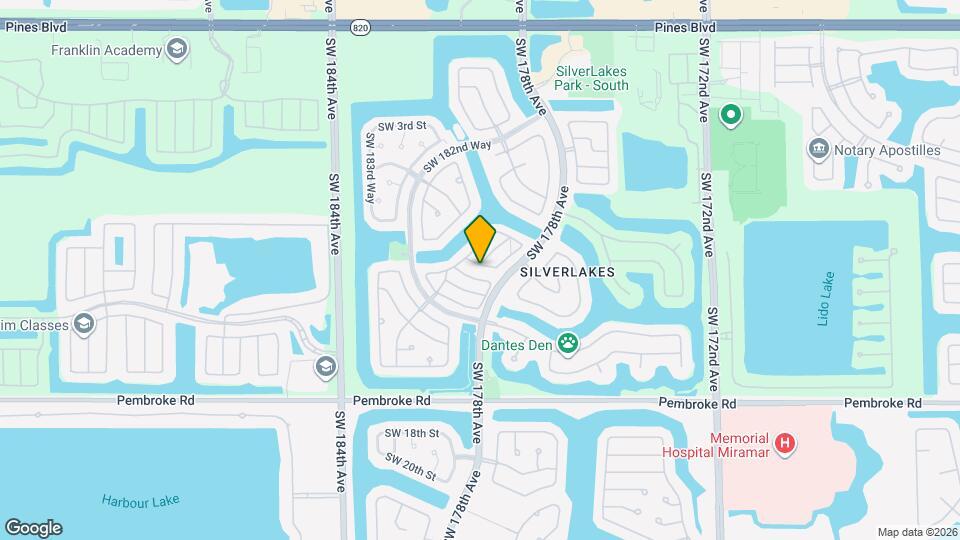 17866 SW 10th Ln Mapa y Detalles de la Ubicación