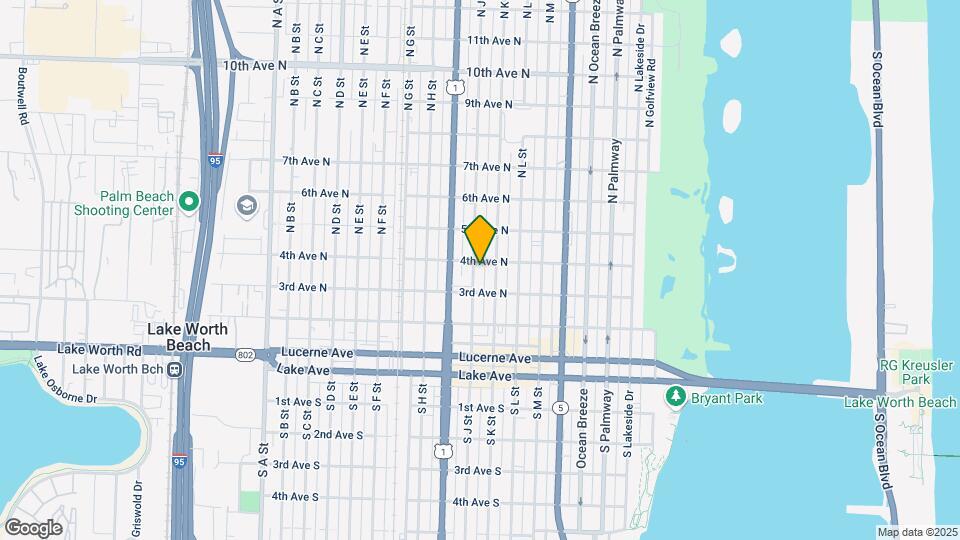 324 N J St Mapa y Detalles de la Ubicación