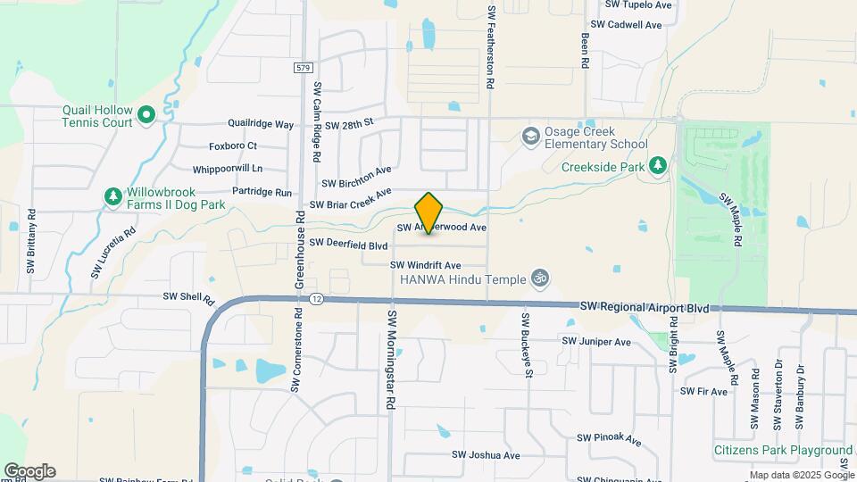3104 SW Deerfield Blvd Map and Location Details