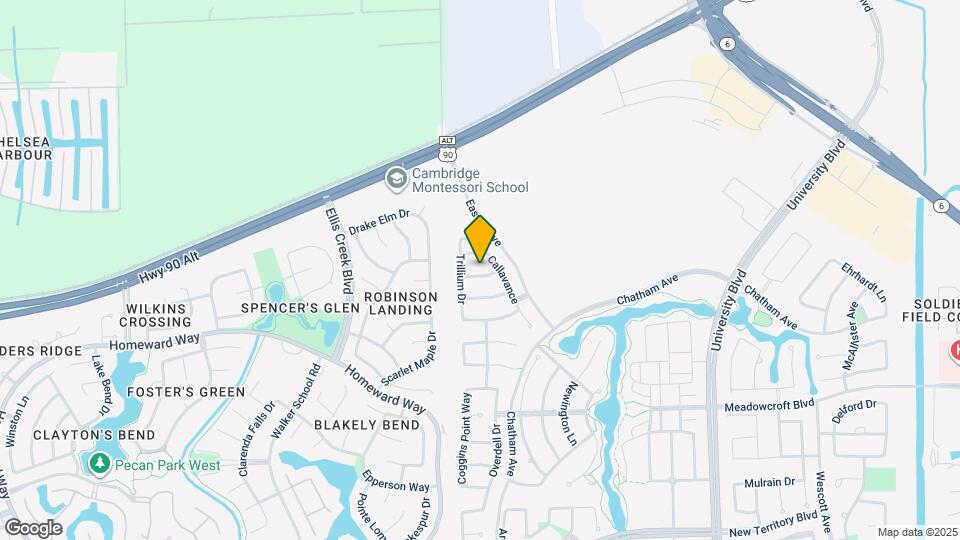 6815 Clemson Ln Map and Location Details