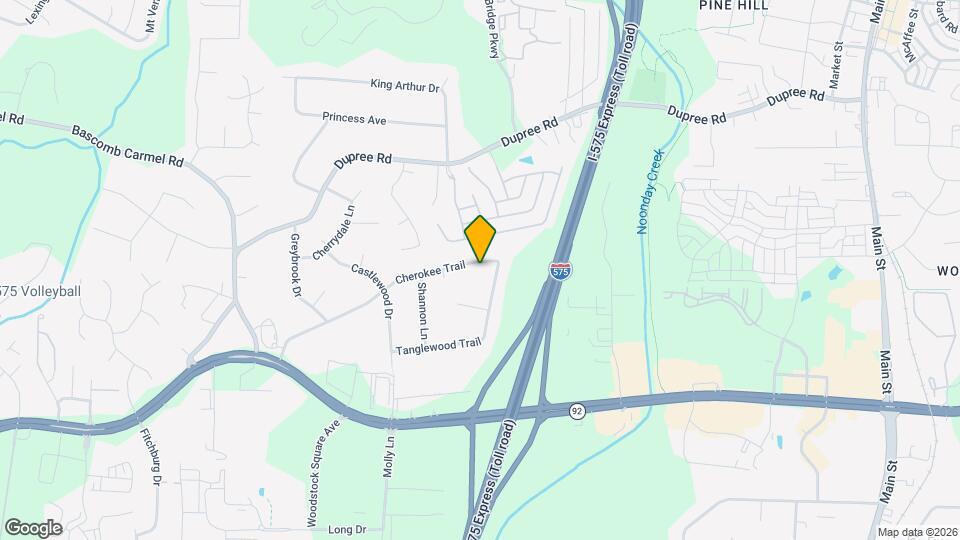 3010 Cherokee Trail Map and Location Details