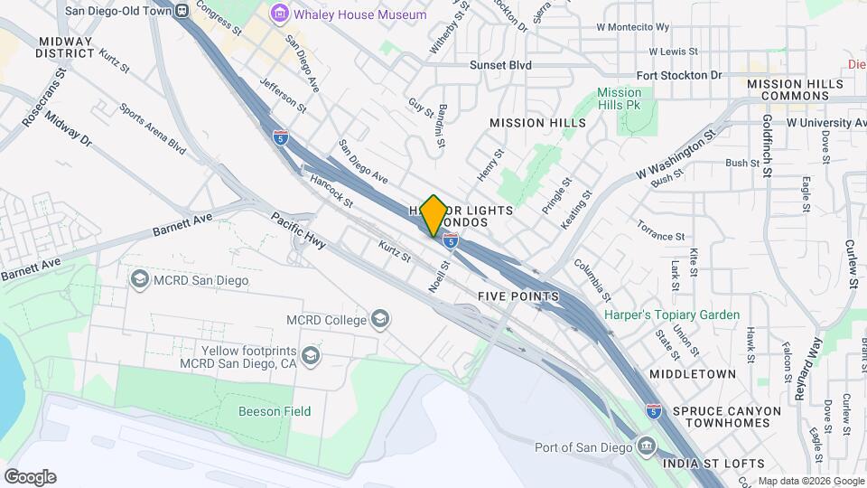 1922 Hancock St Map and Location Details