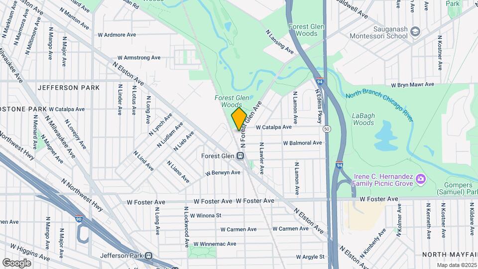 5356 N Forest Glen Ave Map and Location Details