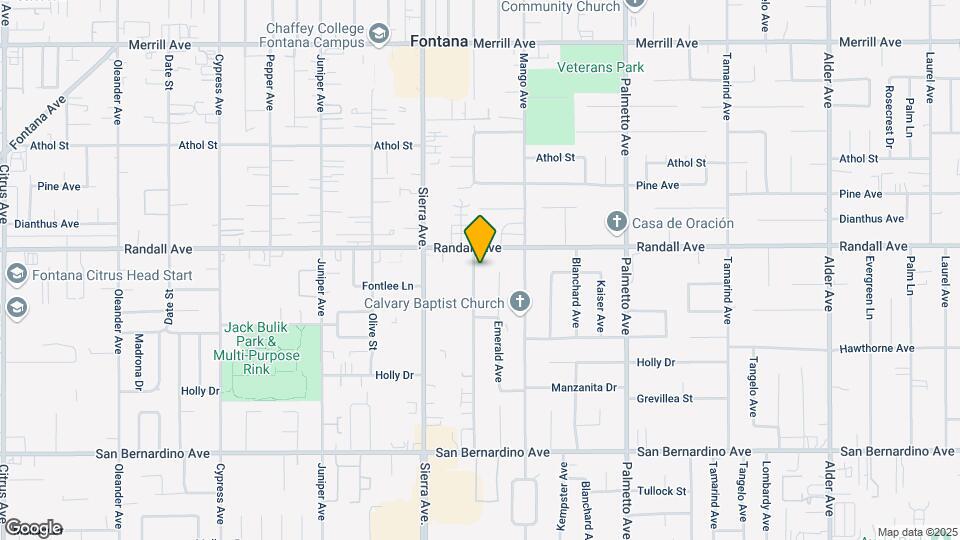 9345 Acacia Ave Map and Location Details