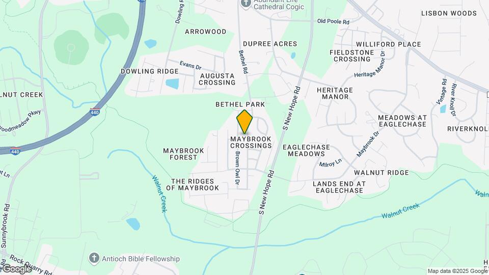 1550 Pebble Ridge Dr Map and Location Details