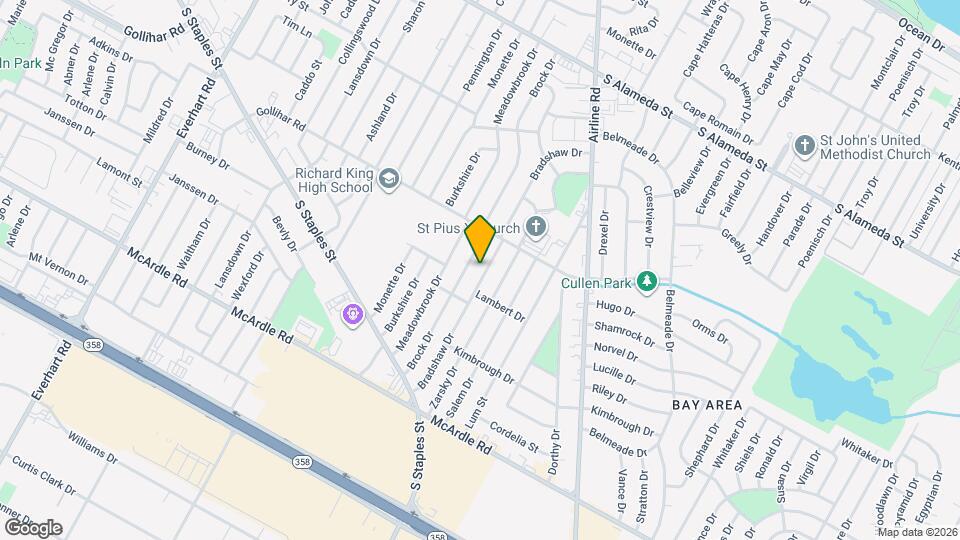 925 Bradshaw Dr Map and Location Details