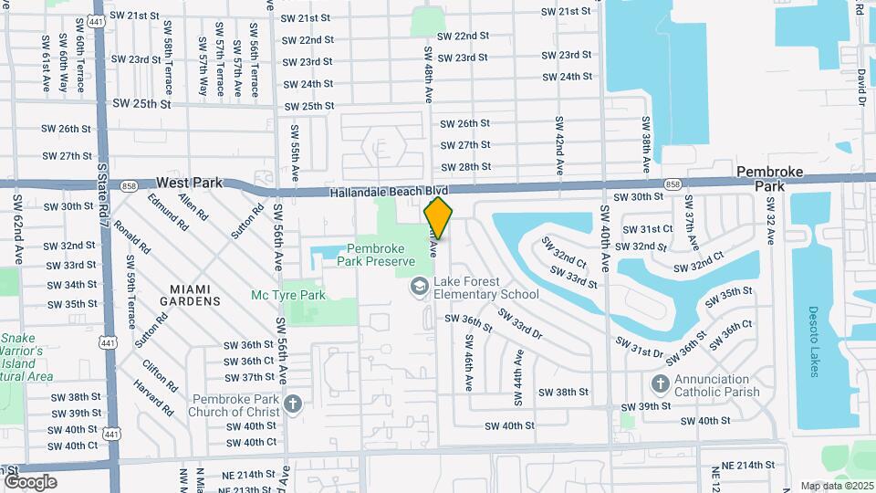 3207 SW 48th Ave Map and Location Details