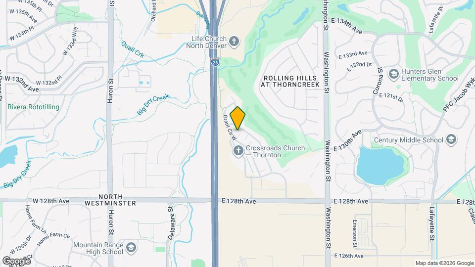 13028 Grant Cir W Map and Location Details