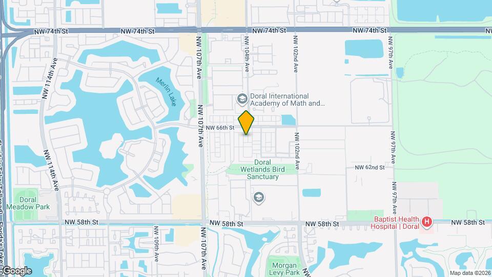 6453 NW 104th Ct Map and Location Details