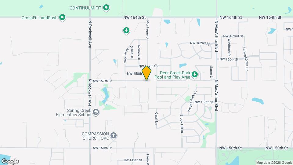 6508 NW 157th St Map and Location Details