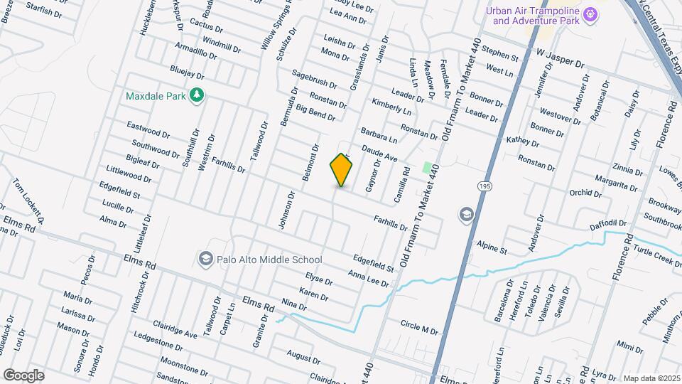 1520 Buckley Ave Map and Location Details