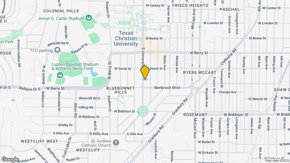 3241 S University Dr Map and Location Details