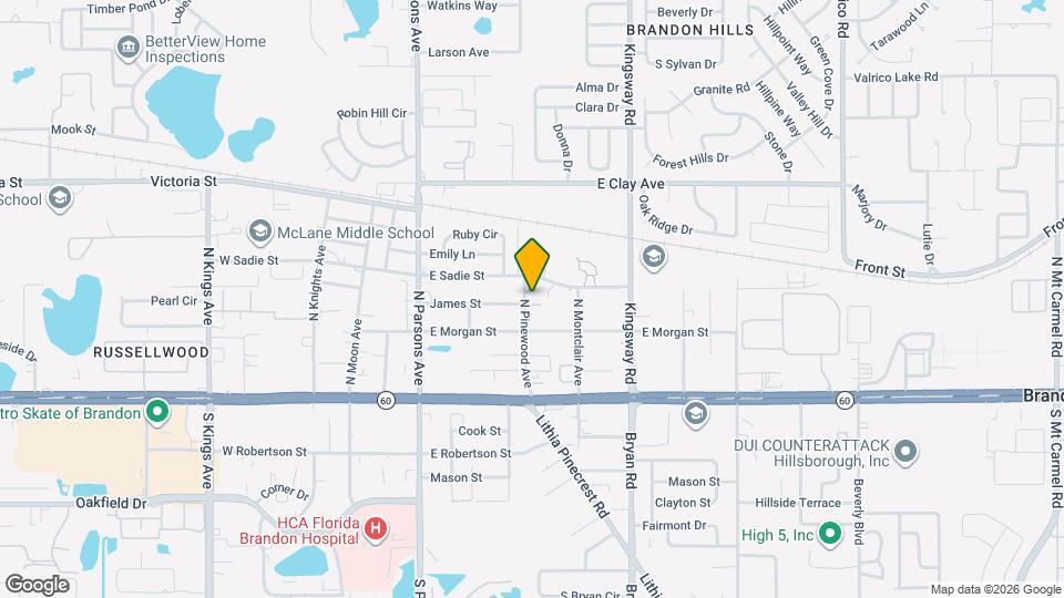 211 N Pinewood Ave Map and Location Details