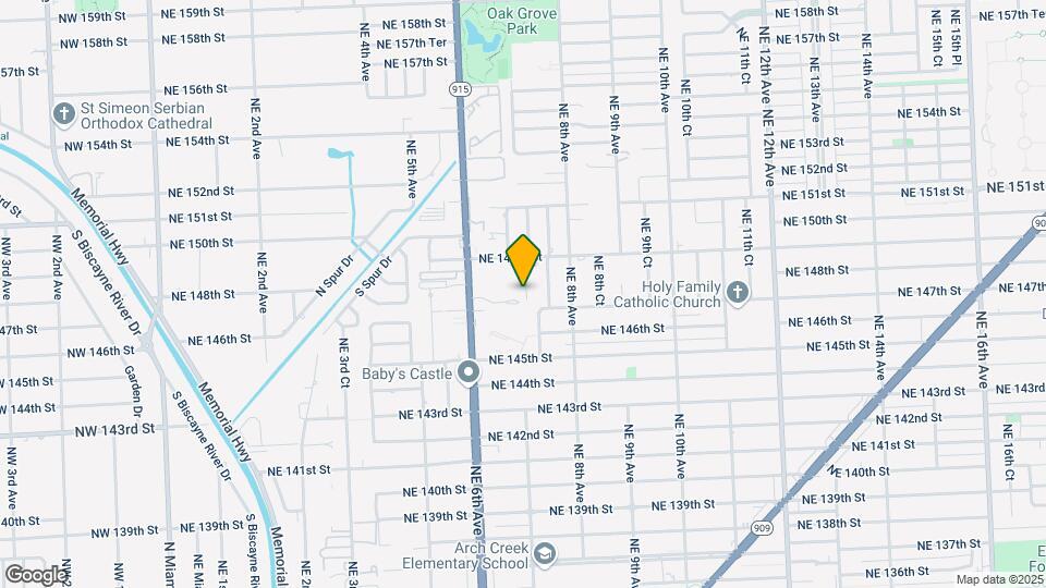 14750-14885 NE 7th Ave Map and Location Details