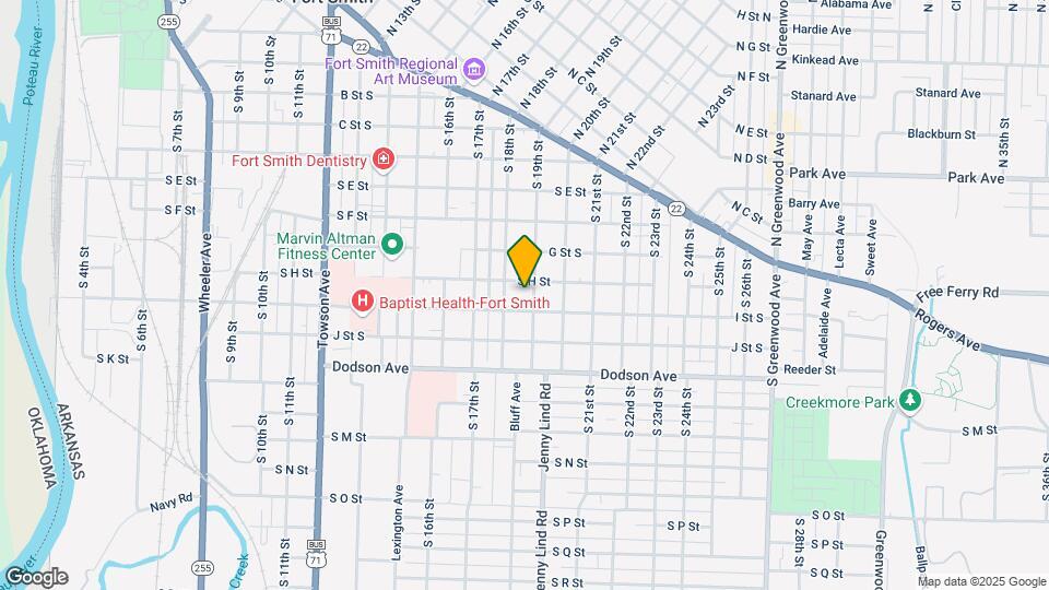 908-912 S 19th St Map and Location Details