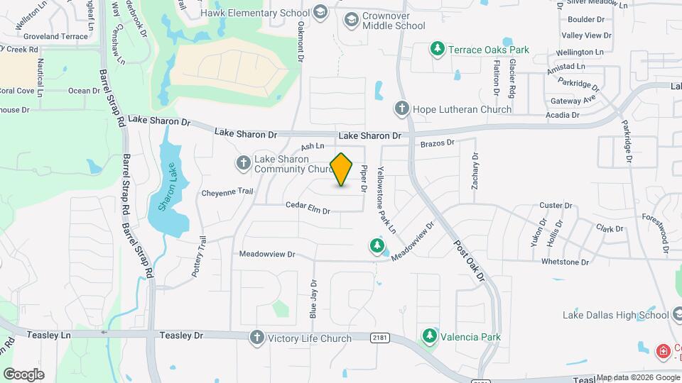 1707 Falcon Dr Map and Location Details