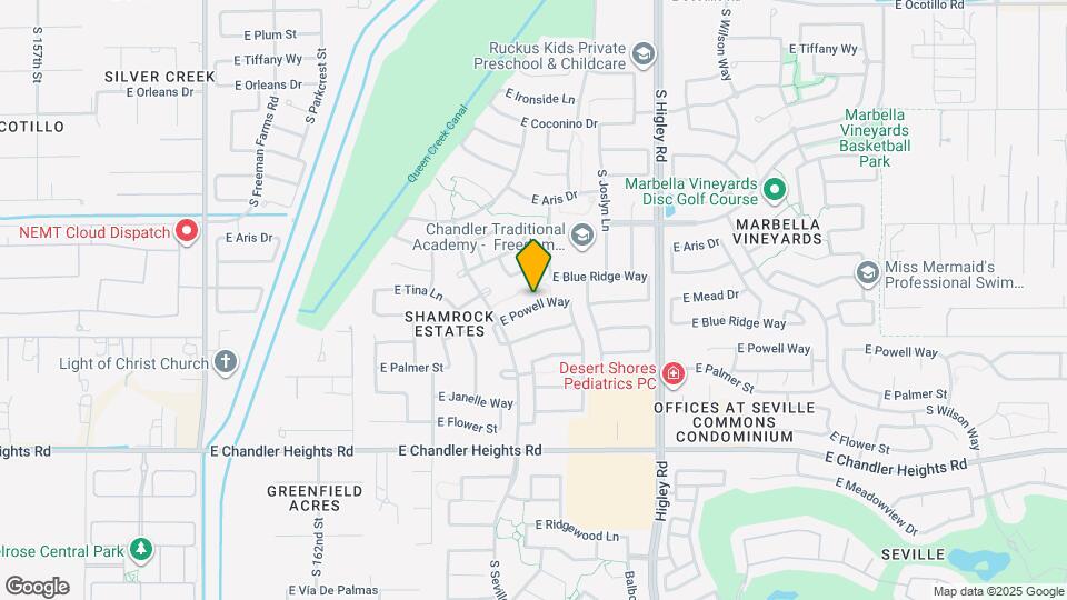 2974 E Powell Way Map and Location Details