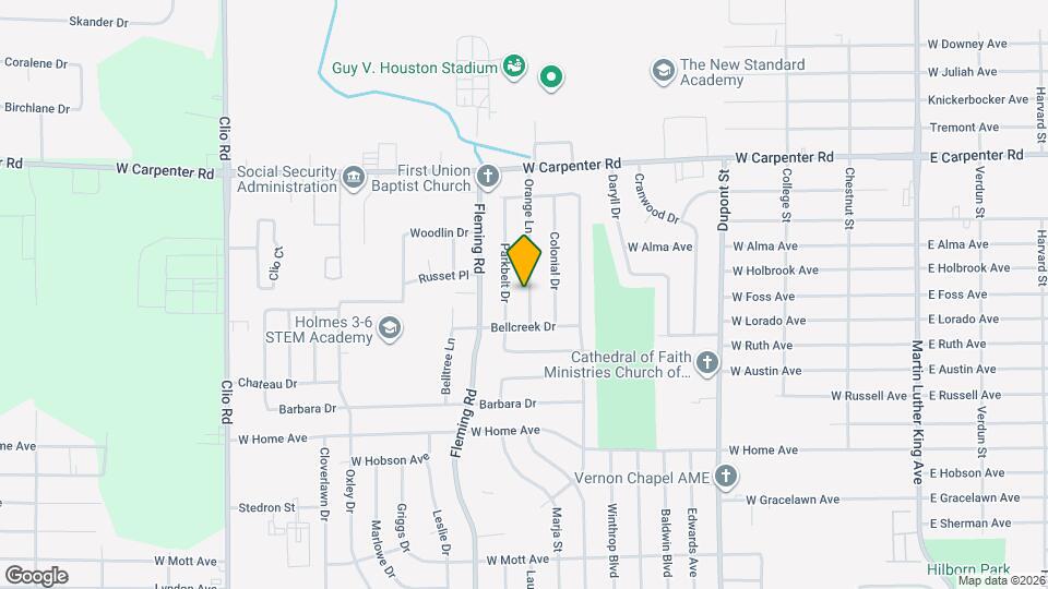 6627 Orange Ln Map and Location Details