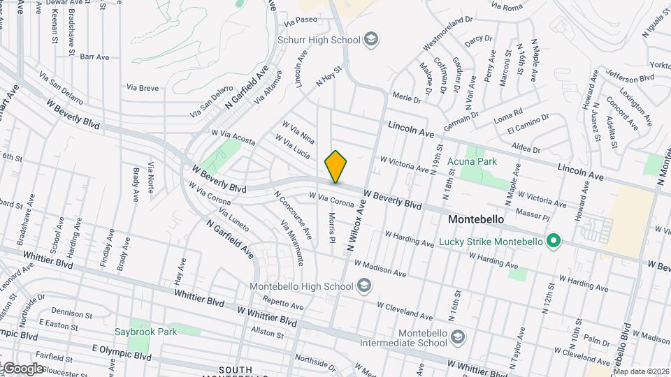 2303 W Beverly Blvd Mapa y Detalles de la Ubicación