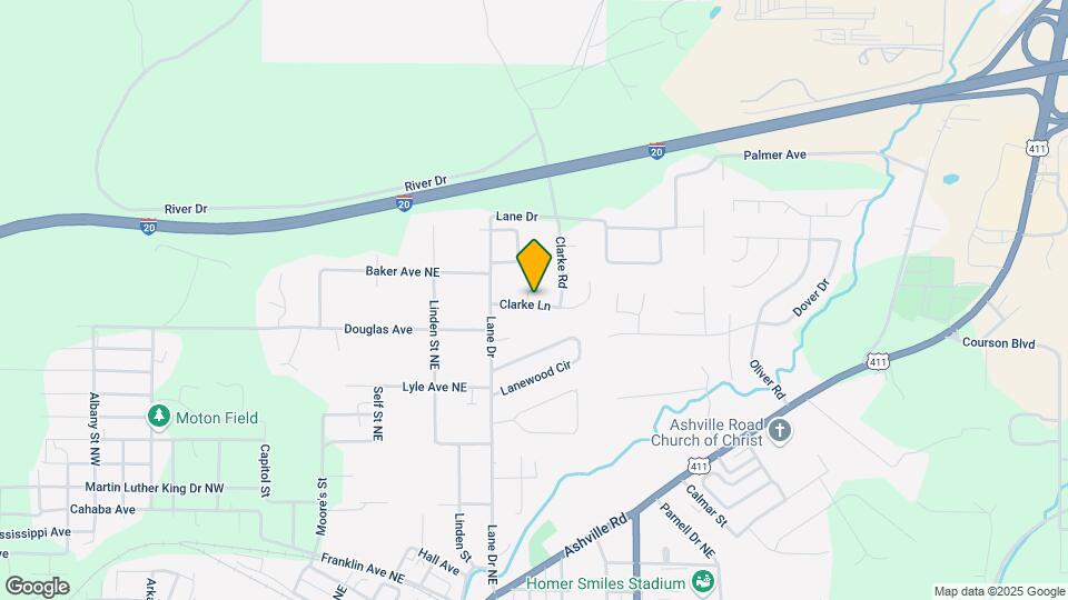 8613 Clarke Ln Map and Location Details