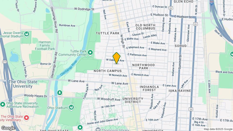70 W Northwood Ave Mapa y Detalles de la Ubicación