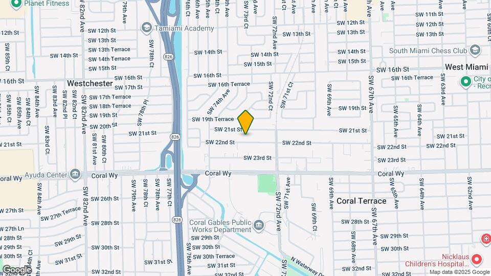 7329 SW 22nd St Map and Location Details