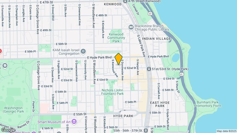 1362 E 52nd St Map and Location Details
