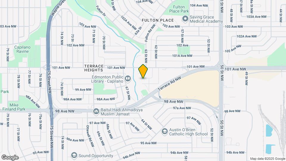 6305 100 Ave NW Map and Location Details