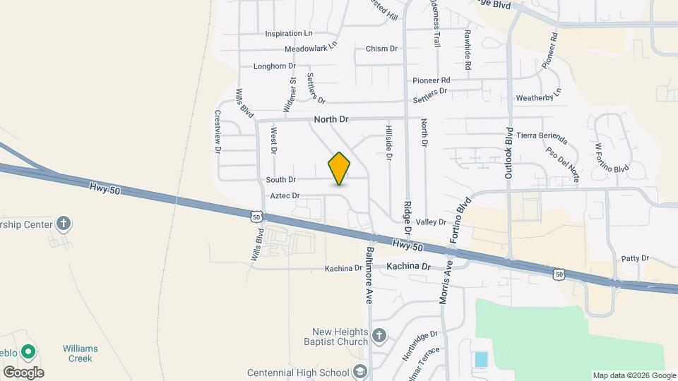 2149 Aztec Dr Map and Location Details