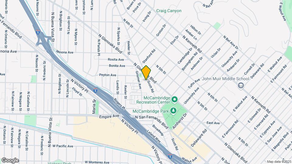 1901 Scott Rd Mapa y Detalles de la Ubicación