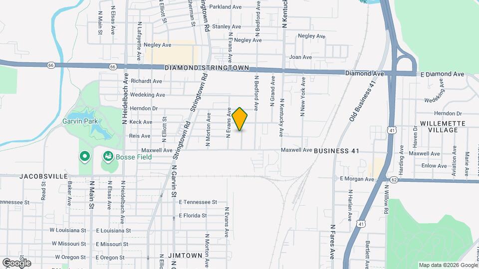 1900 N Denby Ave Map and Location Details