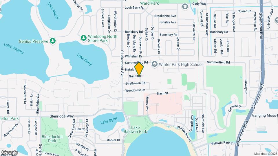 1025 Dunraven Dr Map and Location Details