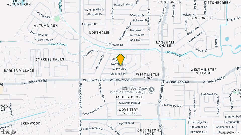 17606 Glenwolf Dr Map and Location Details