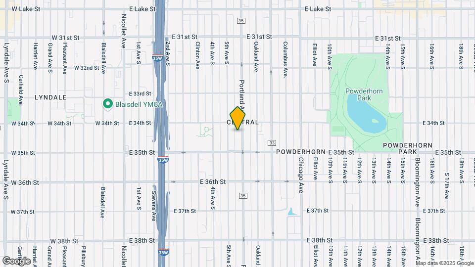 3416 Portland Ave S, Unit #4 Map and Location Details