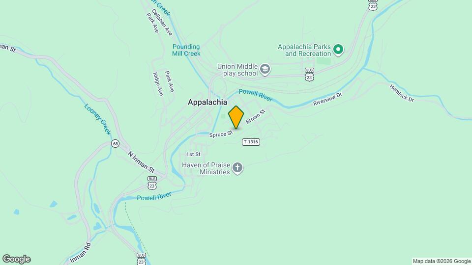 124 Brown St Map and Location Details