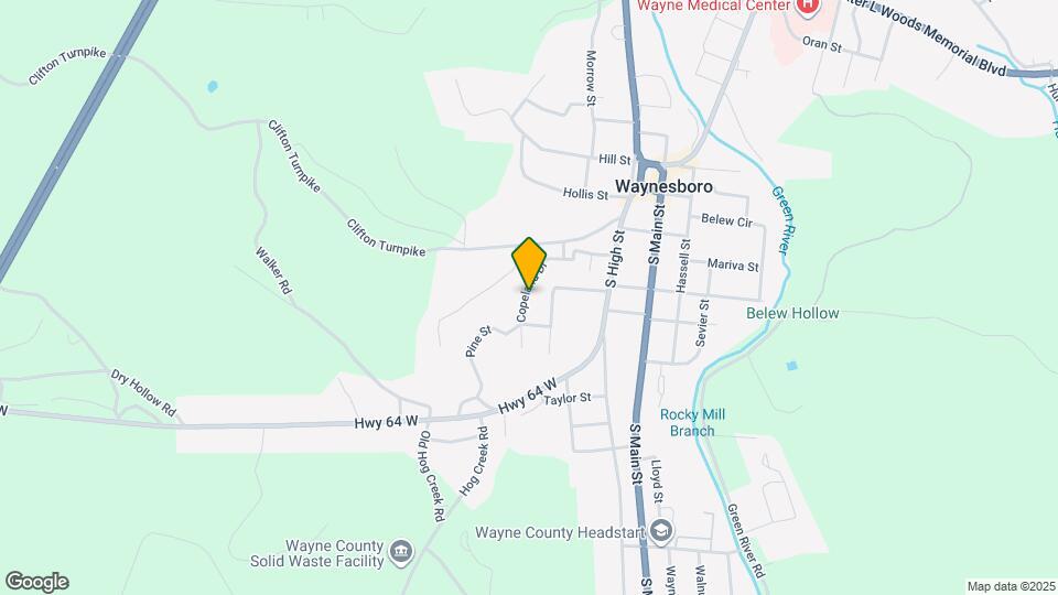 315 Copeland Dr Mapa y Detalles de la Ubicación