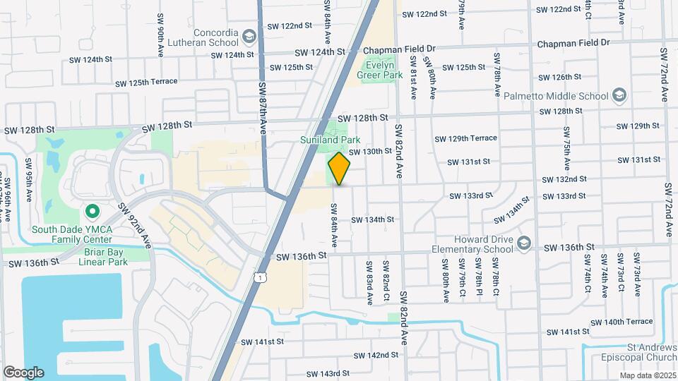 8390 SW 132nd St Map and Location Details
